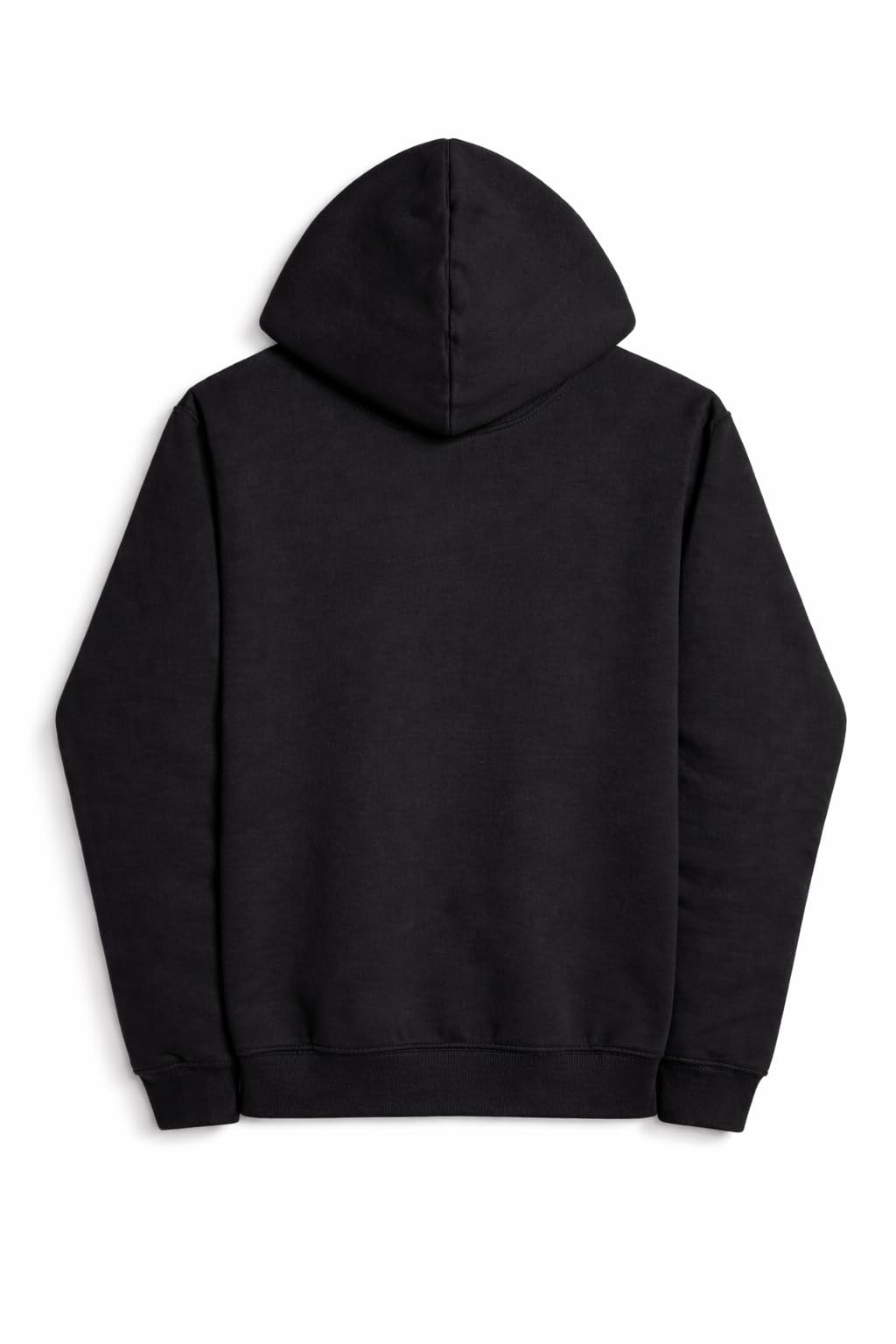 CLOVISX Nightfall Camp Embroidery Hoodie (Onyx Black) – 380 GSM Heavyweight Fleece Unisex Pullover, 80/20 Cotton Blend, Kangaroo Pocket